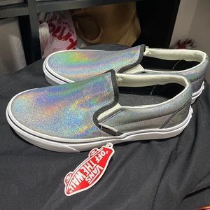 Vans iridescent NWT 8
